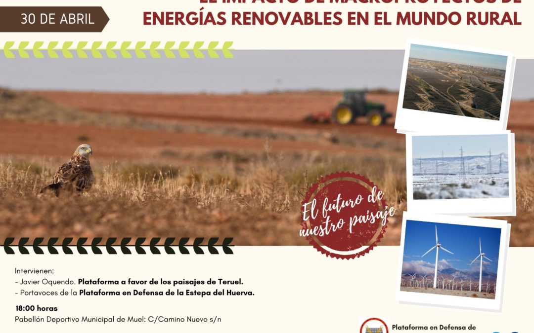 Charla-tertulia «El impacto de macroproyectos de renovables en el mundo rural»
