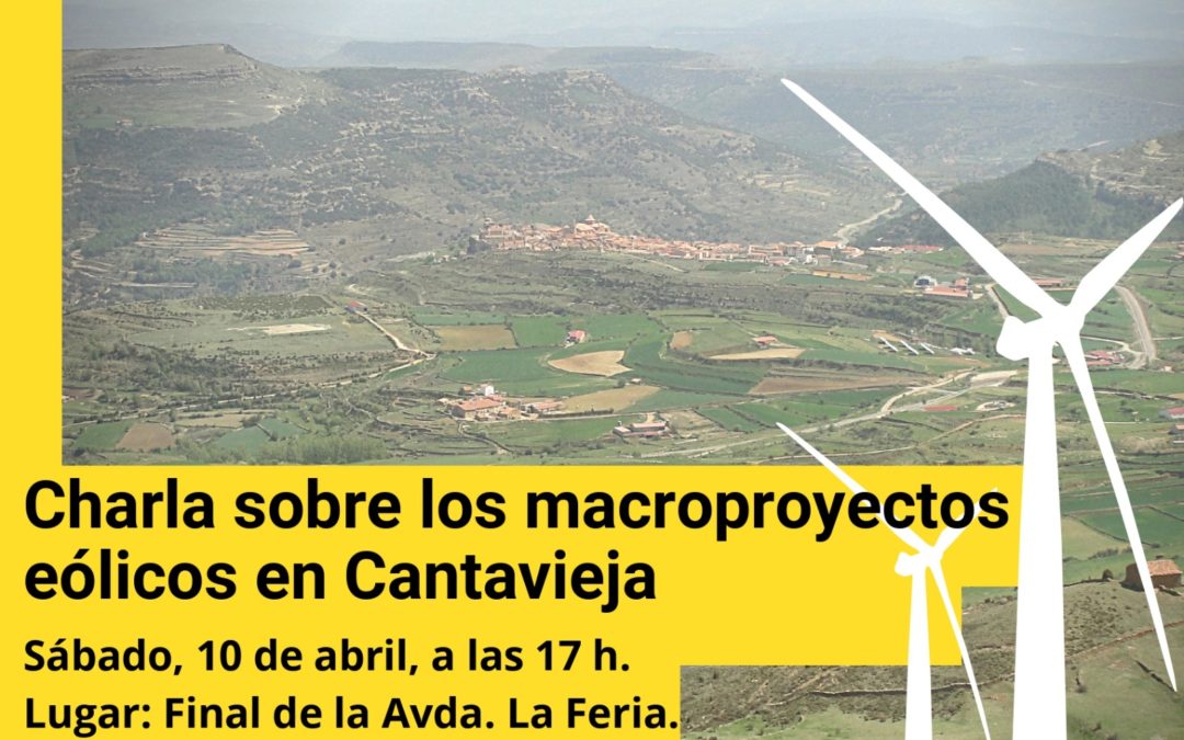 Charla sobre los macroproyectos eólicos en Cantavieja