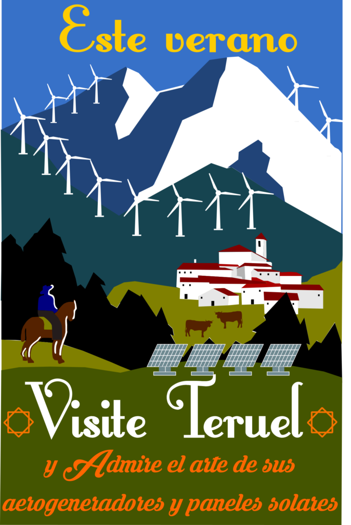 Este verano visite los parques eólicos y solares de Teruel