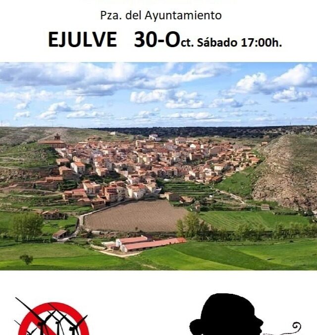 Sábado 30 octubre: Charla en defensa de los paisajes en Ejulve