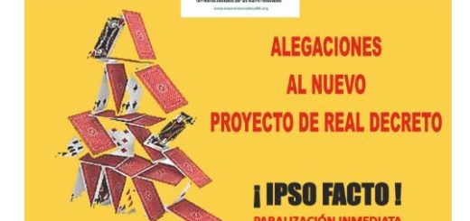 Alegaciones con medidas urgentes para reforzar el sistema eléctrico.