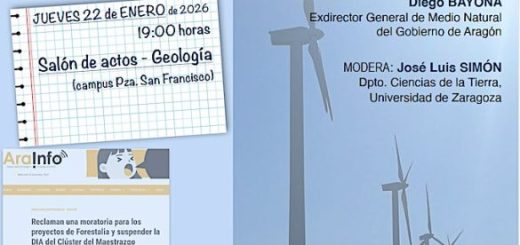Cartel mesa Geoforo. El caso del Cluster del Maestrazgo. 22 de enero del 2026
