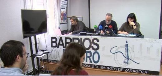 20260217 Rueda de prensa sobre la denuncia penal interpuesta por 13M sobre la gestión en la implantación de energías renovalbes en Aragón