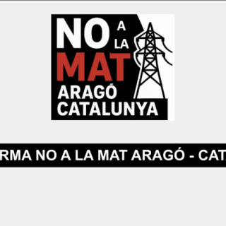 20260224 Cartel No a La MAT Aragón Cataluña