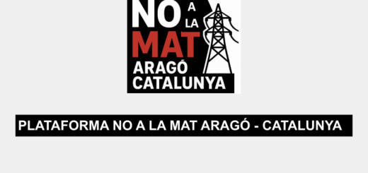 20260224 Cartel No a La MAT Aragón Cataluña