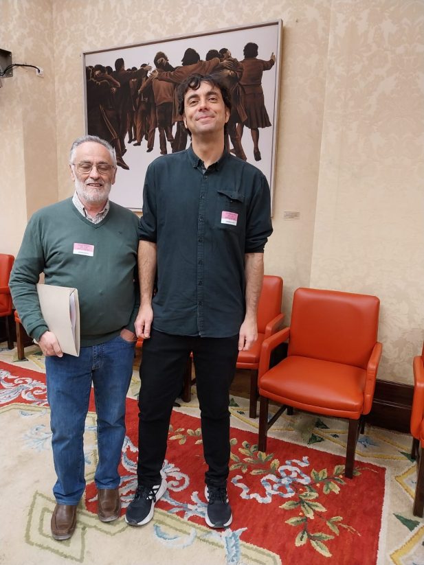 Javier Oquendo e Ivo Inigo en el Congreso de los diputados. Jornada contra la despoblación organizada por Sumar Jorge Pueyo