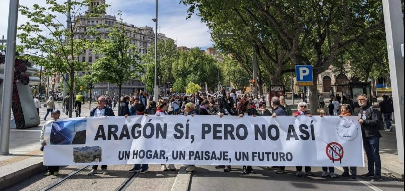 2024 Plataforma 13M en la manifestación